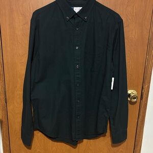 Old Navy Men's GRREN Casual Button-Down Shirt